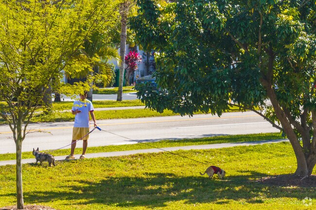Residents can walk along the greenery on the shaded paths in Cutler Bay.