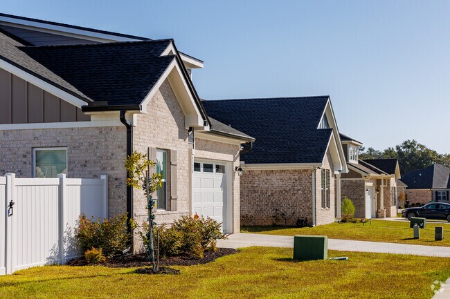 Rows of newly built homes can be found throughout the neighborhoods of Lake Jackson.