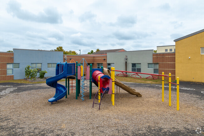 Sullivant Elementary School in South Franklinton features a playground for children.
