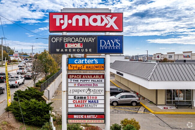 The South End neighborhood features several strip malls and an array  businesses.
