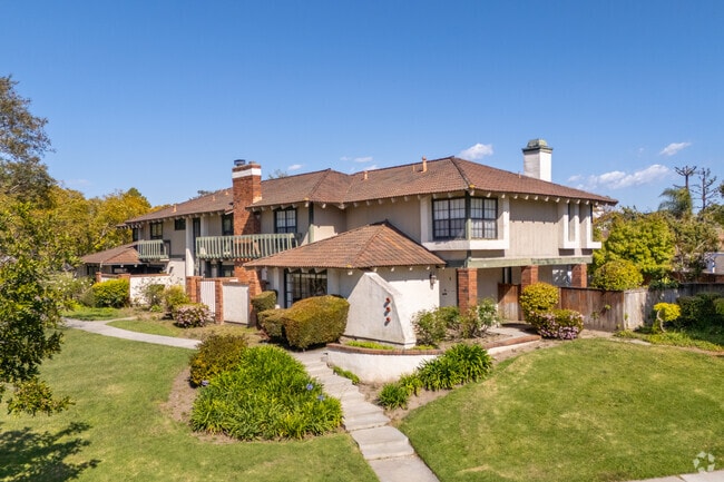 These duplex and triplex units in Woodbridge look like sprawling estates lining the streets.