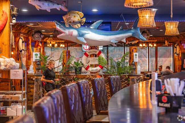 Red Hook Cajun Seafood in Stanworth features a festive atmosphere.