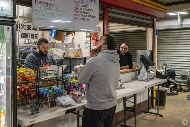 Enjoy some local food markets at the Englishtown Flea Market.