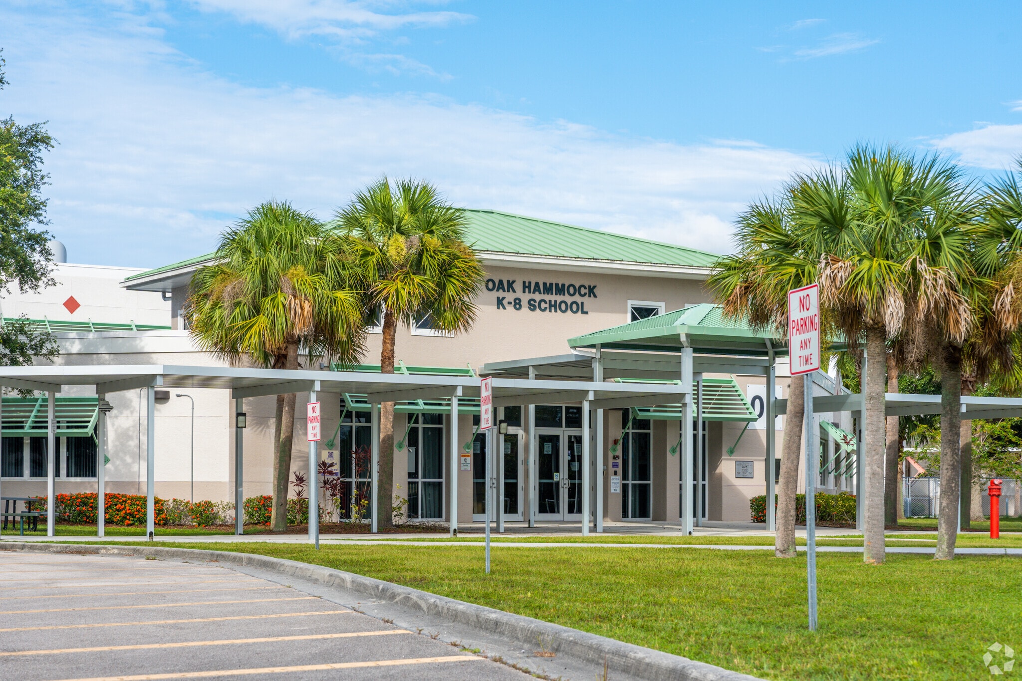 Oak Hammock K-8 center facilitates the learning to Palm Trails students.