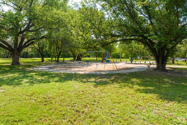 South Woodland Park in North Riverside offers open green space as well as playground equipment.