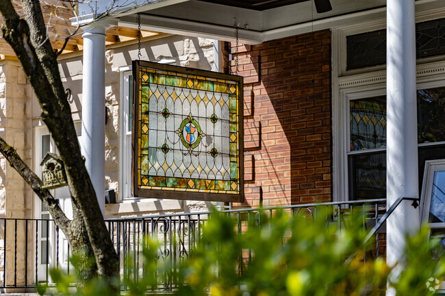 The decor in the Kelly West neighborhood makes for an enjoyable afternoon walk.