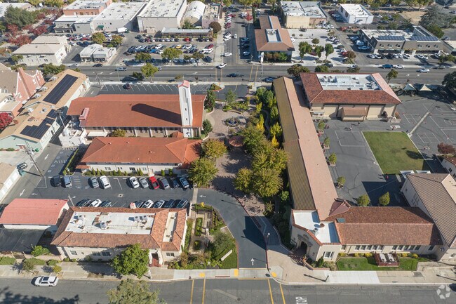 Saint Anne's campus is a small campus surrounded by Downtown Lodi.