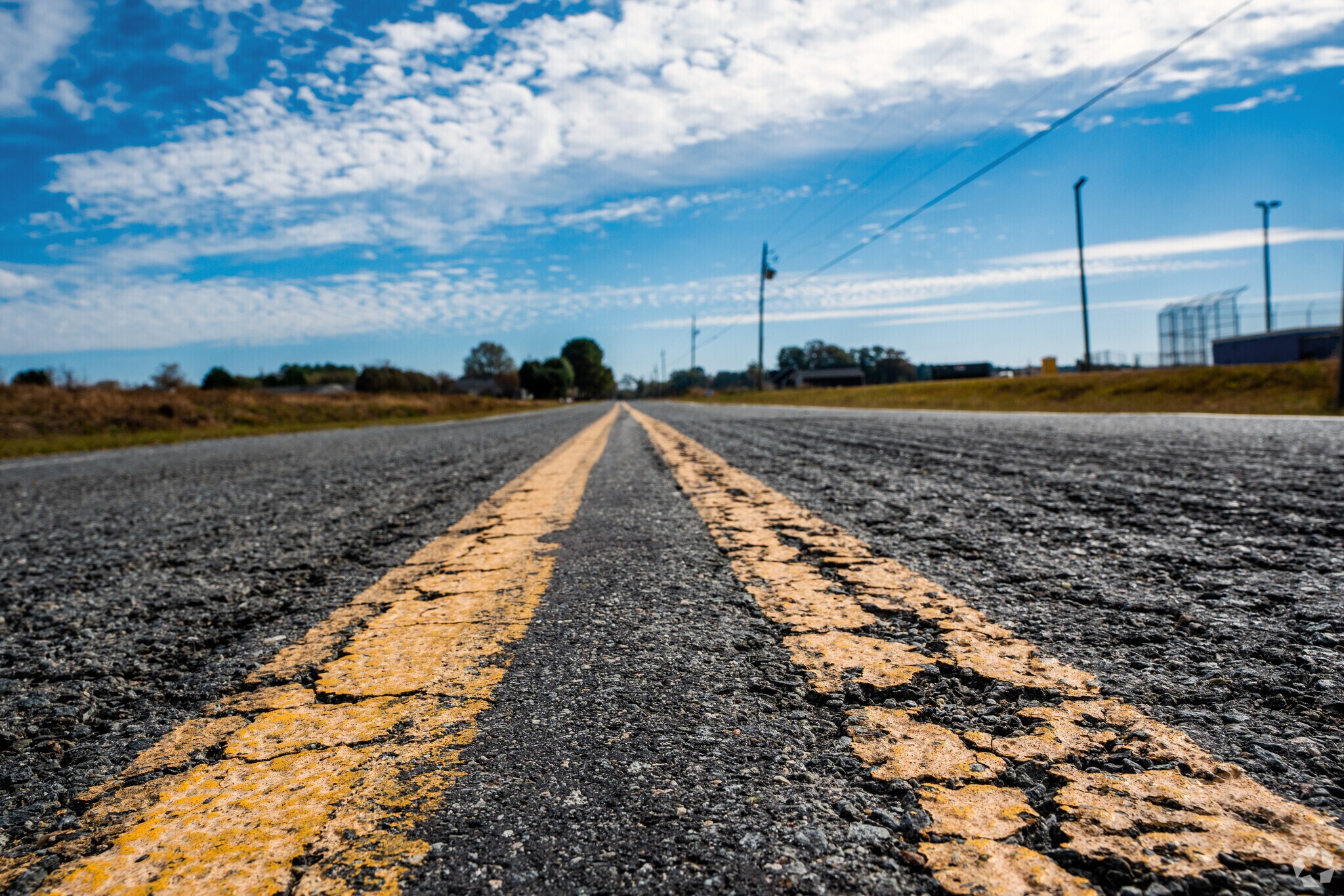Long stretches of flat road run through Boon Hill Township.