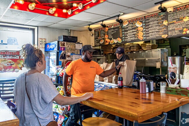Munchy's is a small Little Falls spot known for its burgers and homemade milkshakes.