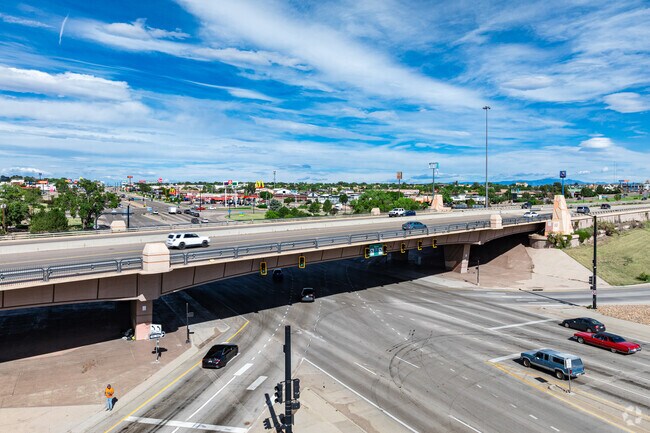 Hyde Park residents can travel to more distant areas and cities via I-25.