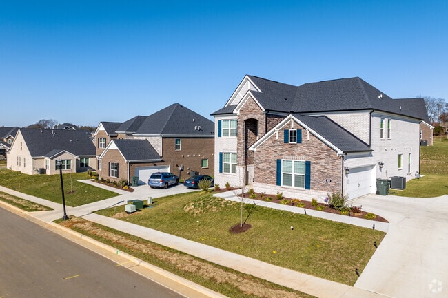 Many of the newer homes in Wilson Central are large Craftsman style homes.