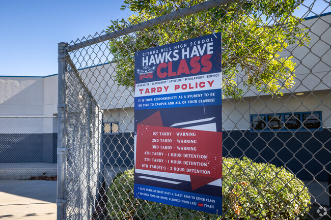 Citrus Hill High School in Perris teaches students need discipline to succeed.