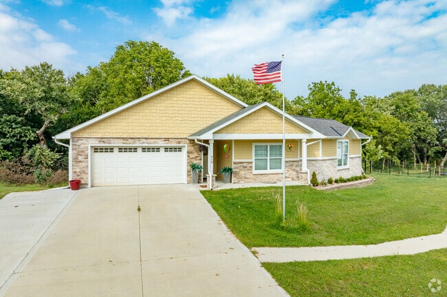 New traditional homes are becoming more common in Harlan, Iowa.