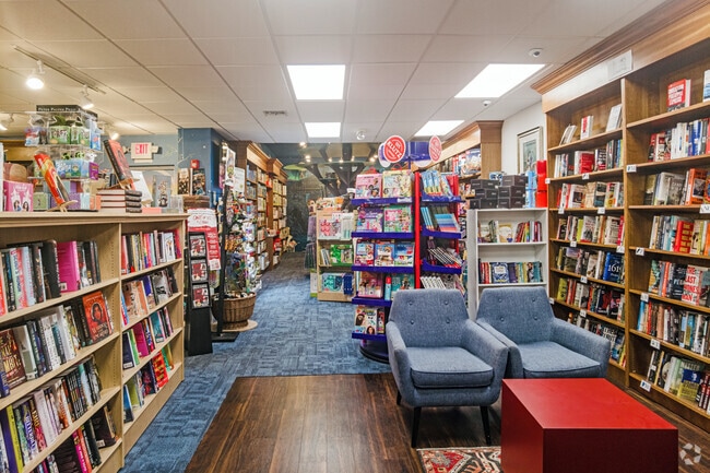 Barrington Books in the Barrington Shopping Center has a vast selection and comfortable ambiance