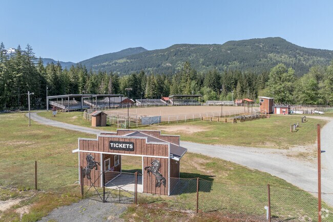 Darrington Rodeo Grounds near Swede Heaven hosts large seasonal events.