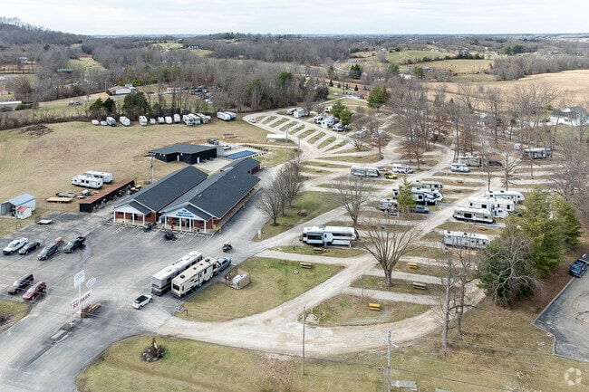 Oh Kentucky RV Park has over 50 spots for traveling campers coming through Berea.