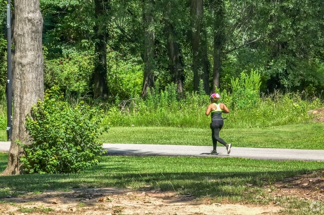 Clark Community Park features running paths in Stockbridge.