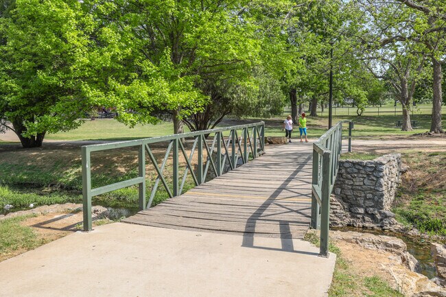 Peaceful and serene walking trails meander through LaFortune Park in Warrenton.