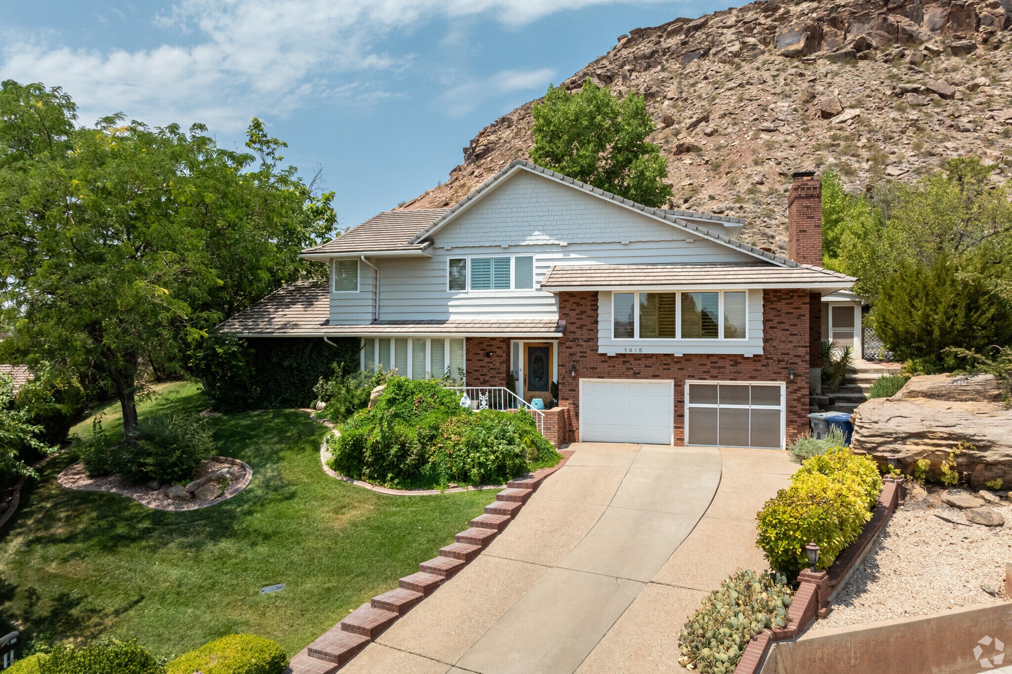 Traditionally styled homes with brick facades can always be found in the neighborhood.
