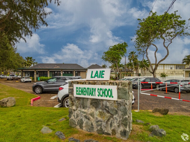 Front shot of Laie Elementary School