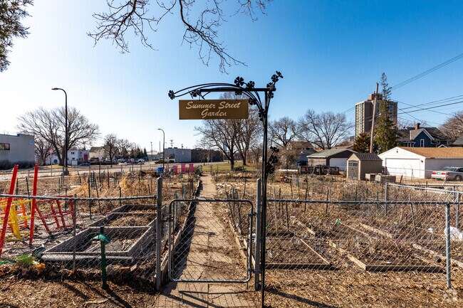 Summer Street Garden is an organic community garden at Community Commons Park.