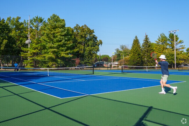 You'll love working on your tennis game when playing at Armstrong Park near Sherwood.