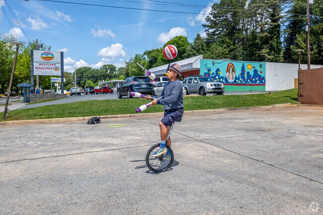 You never know what you'll see as you stroll through the streets of Eastland-Wilora Lake.