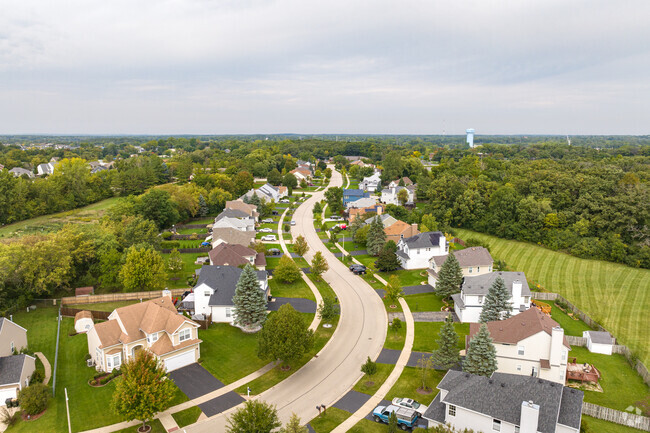 Spacious modern homes are available in peaceful, well-maintained neighborhoods in Round Lake.