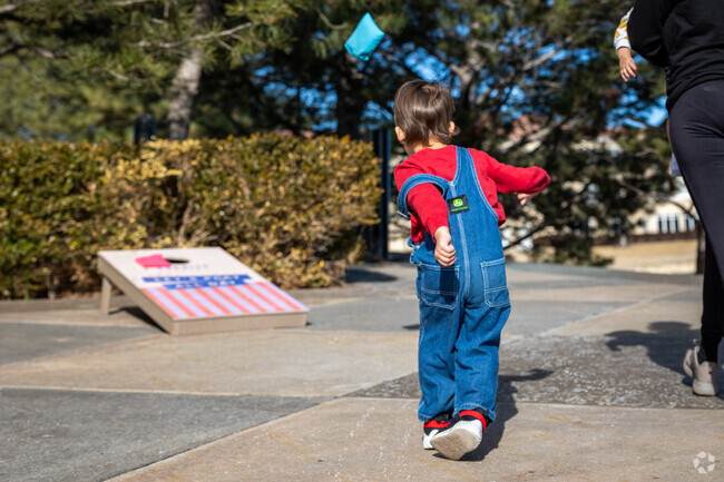 Play a game of bing bag in Crestview Heights at Bradly Fair.