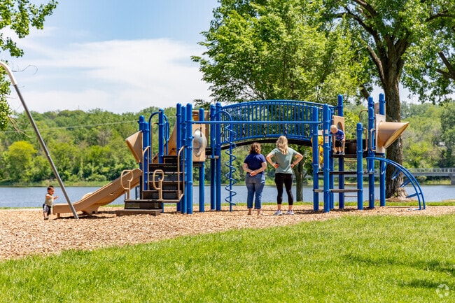 Gray's Lake Park in Southwestern Hills features a playground right down on the lake.