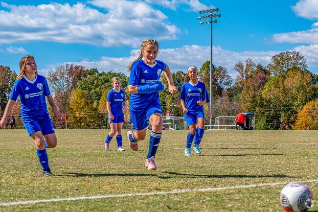 Youth soccer programs love the many fields available at Bryan Park.