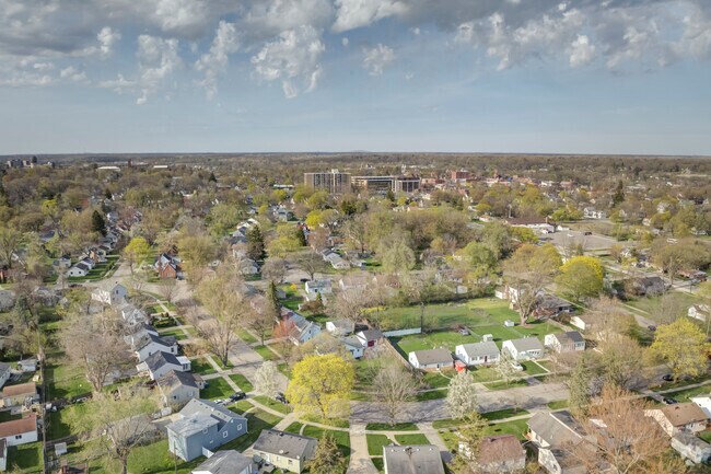 Downtown Ypsilanti is a short drive from Ainsworth Park.