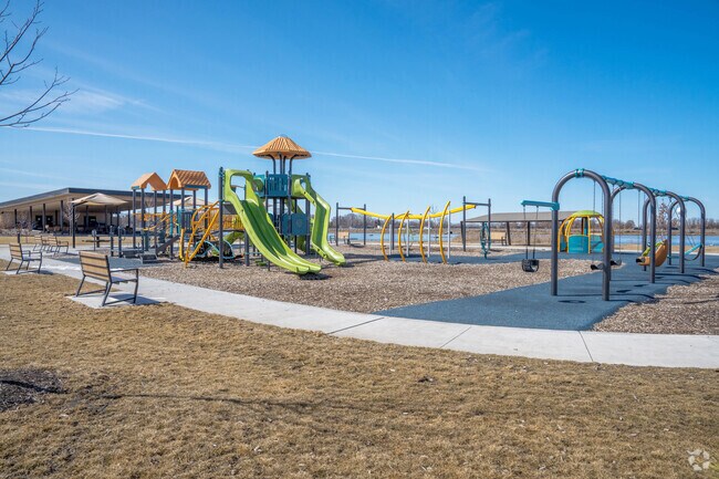 Moore's Lake Park has a community center and a large playground.