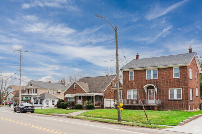 Many homes in Lackawanna feature a brick facade.
