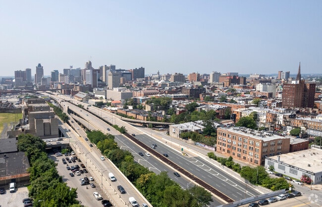 Johnston Square residents have quick access to I-83.