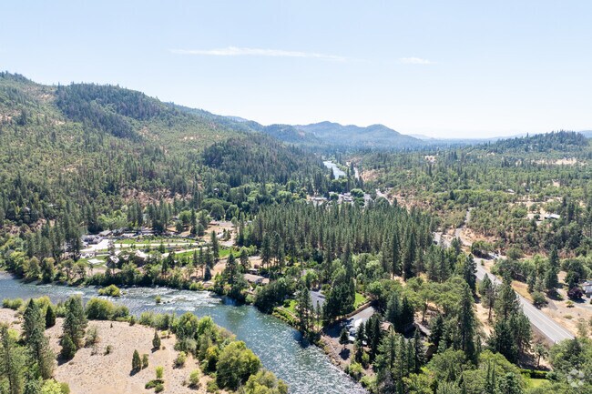 Trail is located along the Rogue River.