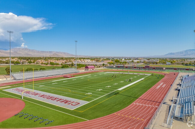 Cimarron Memorial High School has a very competitive football team.