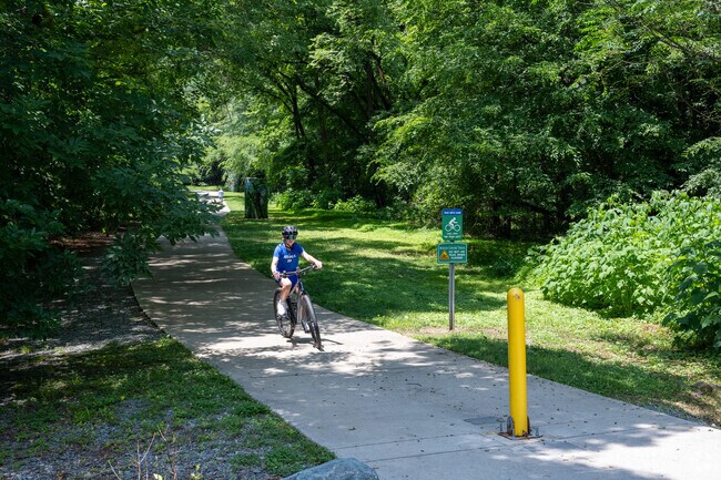 Kids love riding their bikes on the Bolin Creek Trail in the Northside neighborhood.