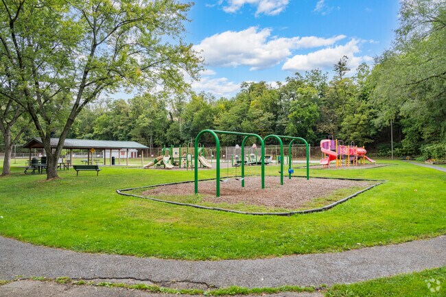 Enjoy a variety of amenities at Chalfant Park, where you can skate, play, and relax.