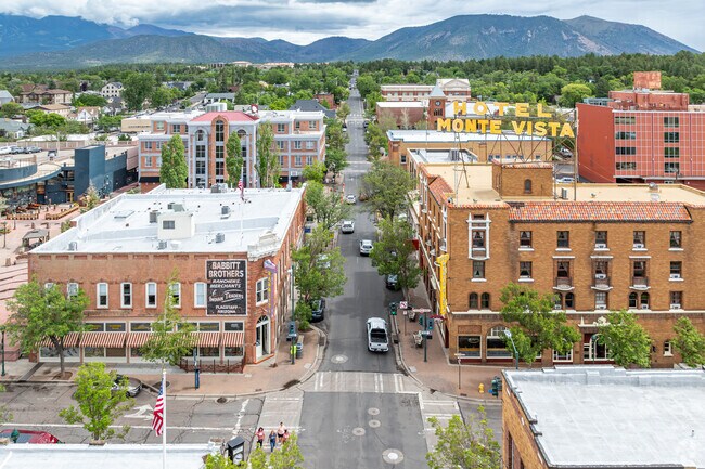 Not to far from Cheshire is the popular downtown Flagstaff.
