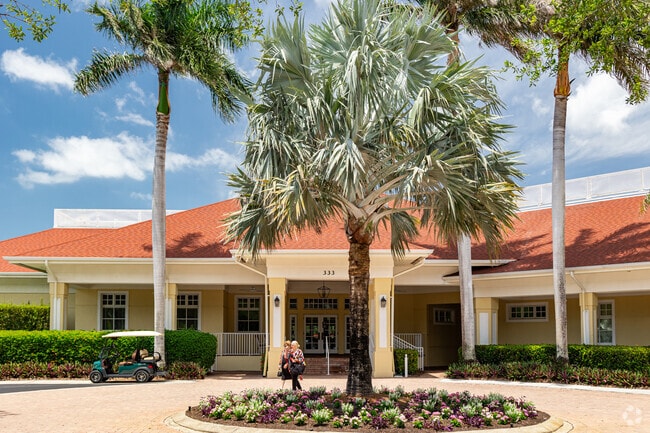 The club house at La Playa Golf Club in Palm River Estates has a restaurant and lounge.