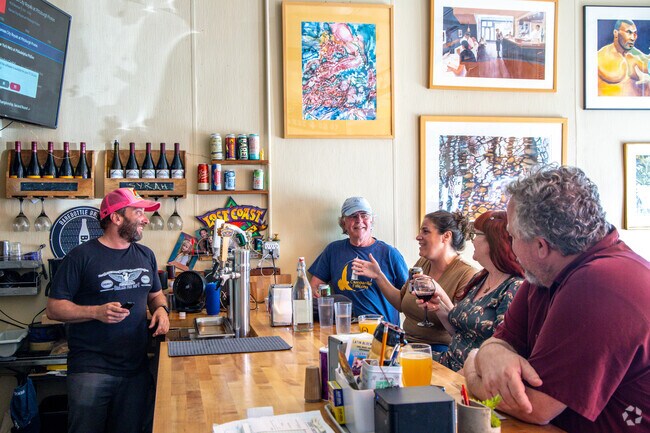 The best and friendliest bar in Merriewood is Taps and Takeout Restaurant and Bar.