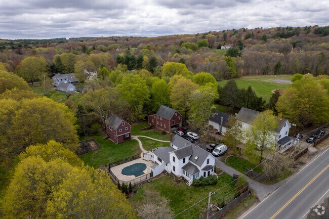 Boxford is a quiet neighborhood with large lots for homes.