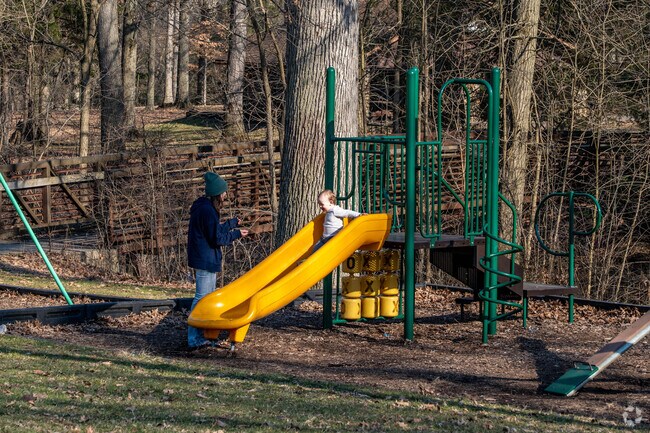 Have fun on the slides at Woodland Park in McDonald, Ohio.