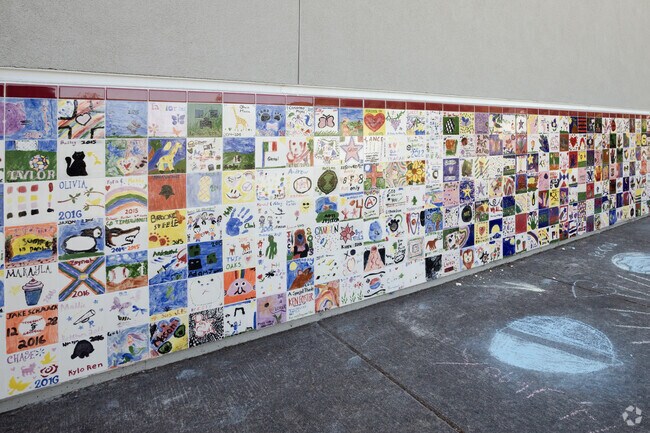 Twin Oaks  Architectural Elements Tile Art