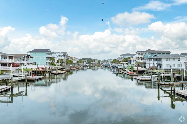 Homes featuring docks in Holden Beach have a sale-to-list ratio of 103.8%, often selling above asking price due to high demand.