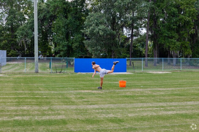 Collins Park in Ashley Acres has the best baseball fields to practice your pitch.
