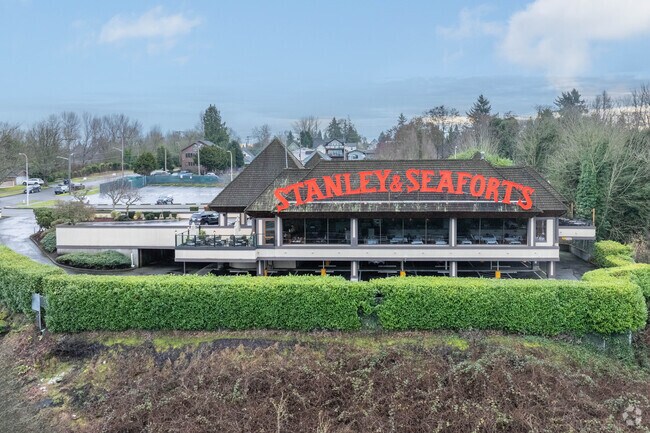 Stanley & Seaforts in Eastside offers a compelling view of Downtown Tacoma from its dining room.