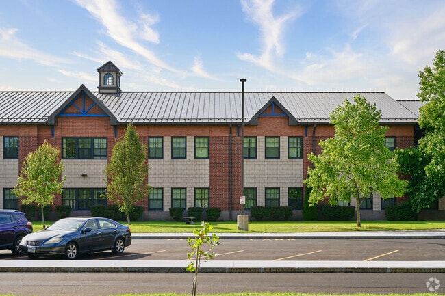 East Irondequoit Middle School facade.