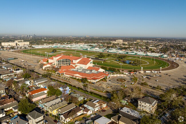 The Fair Grounds Race Course in the Fairgrounds neighborhood is the third oldest in the country.